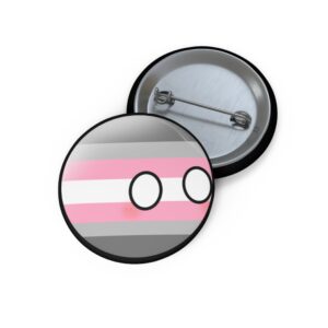 Demigirl Flag Pin, LGBTQ+ Pride Pin, Demigirl Flag LGBT Pin, Gender Identity Pride Accessories