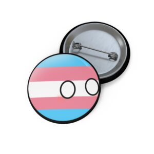 Custom Transgender Pride Pin Buttons, LGBTQ+ Accessories, Transgender Awareness, 1.25 Inch Pins