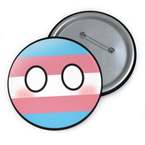 Transgender Pride Custom Pin Buttons, LGBTQ+ Accessorie, Gift for Allies, Trans Visibility Buttons