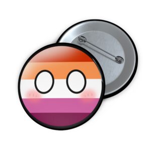 Lesbian Pride Flag Pin, LGBT Flag Pin - Le Doux Refuge
